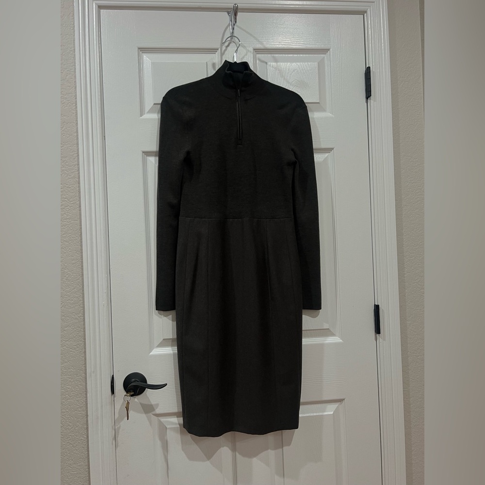 A-K-I-R-I-S PUNTO 100% WOOL LONG SLEEVE WOMEN'S DRESS SIZE 8